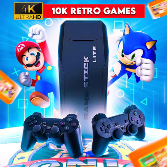 InfinityPlay™ | GameStick 4k (64GB) 10,000+ Retro Games