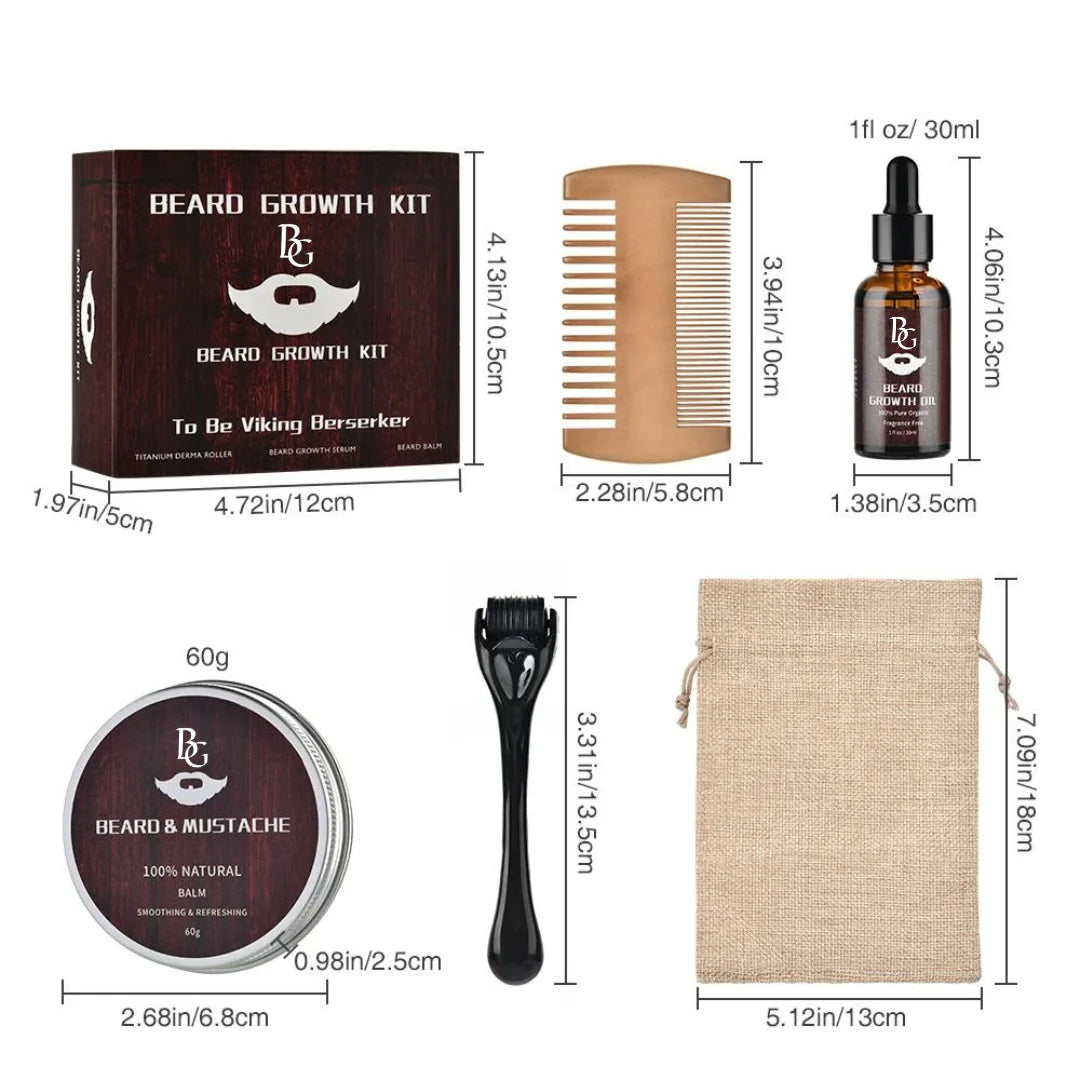 BeardGlow Beard Growth Kit